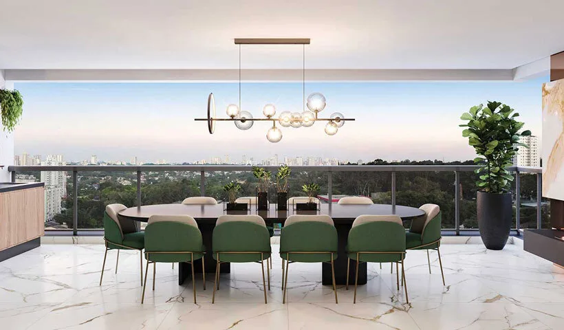 Haute Brooklin by EZ: Terraço