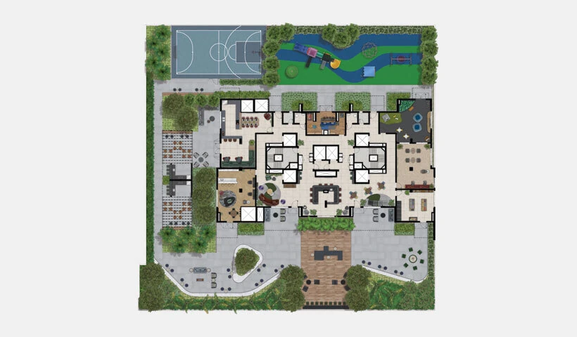Planta do Haute Brooklin by EZ