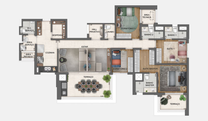 Haute Brooklin by EZ: 4 dorm 138m²