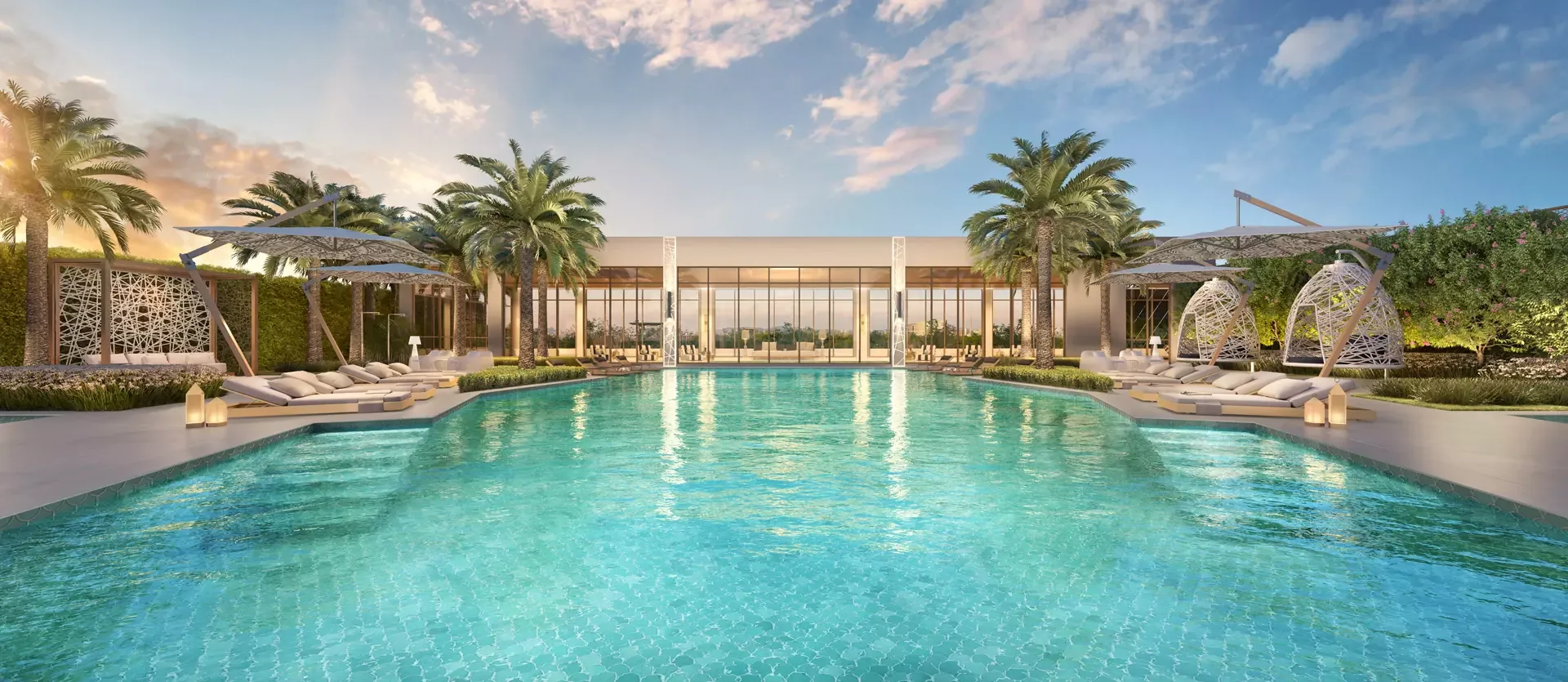 Heaven Residences: Perspectiva ilustrada outdoor swimming pool