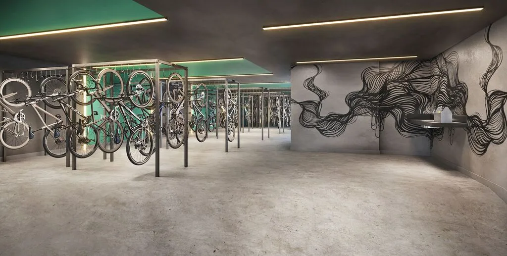 Helbor Open Mind: Bicicletário