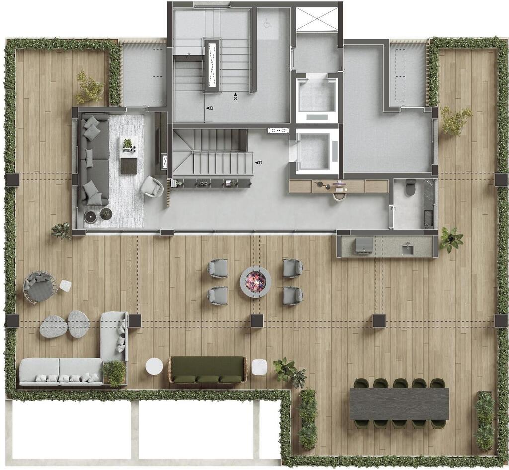 Hélio 454: 3 suítes 491m cobertura duplex