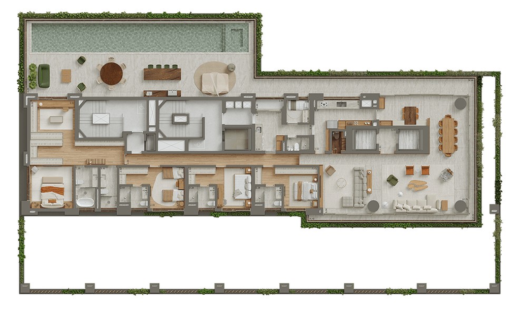 Horácio Lafer Autoria: 4 dorm 535m² garden