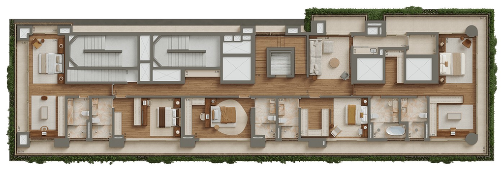 Horácio Lafer Autoria: 5 dorm 736m² cobertura duplex superior