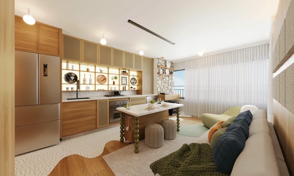 Horizonte Jardim: Living