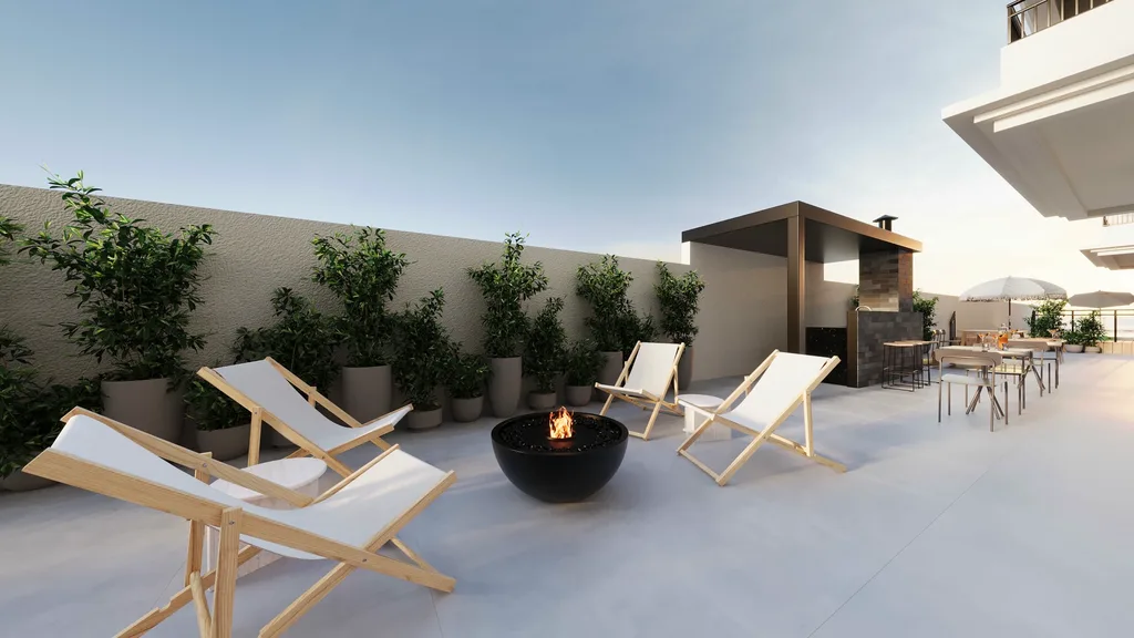 Horizonte Jardim: Fire place