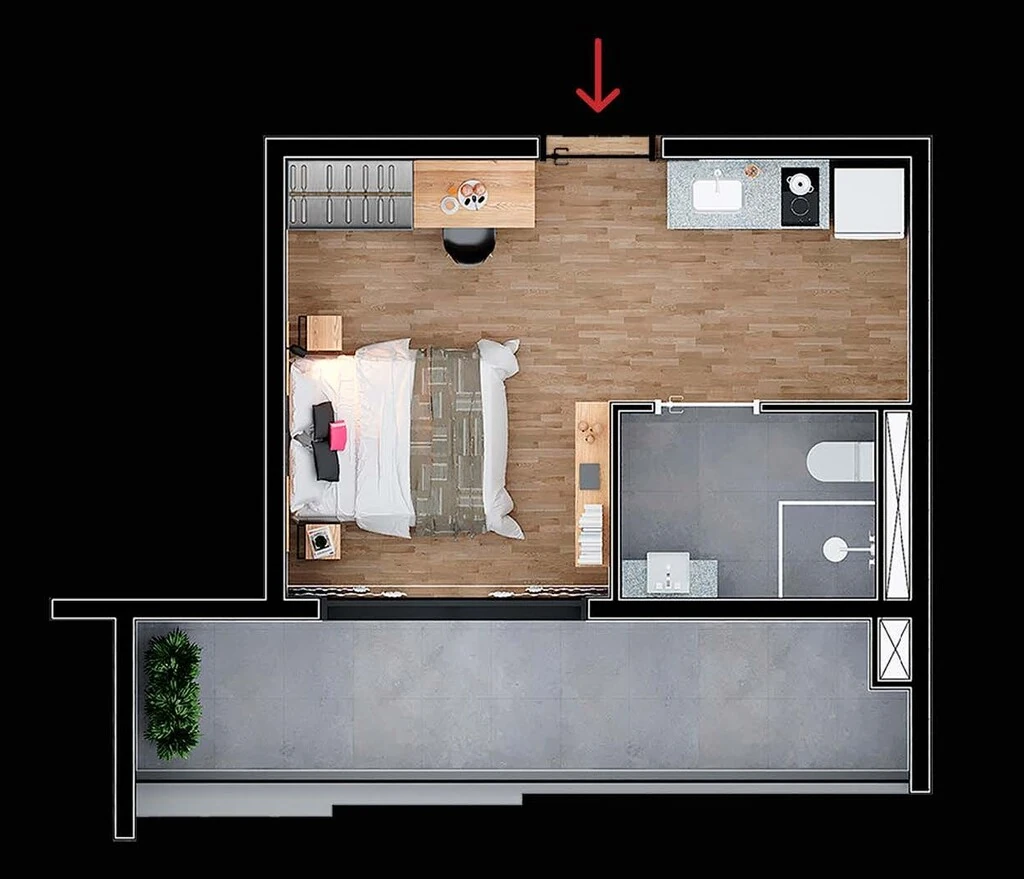 Housi Brooklin: 1 dorm 30m² studio