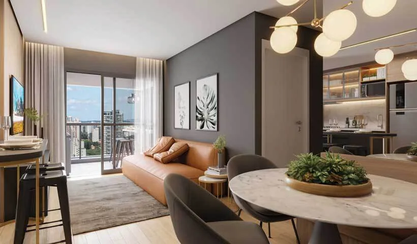 Hub Brooklin by EZ: Living