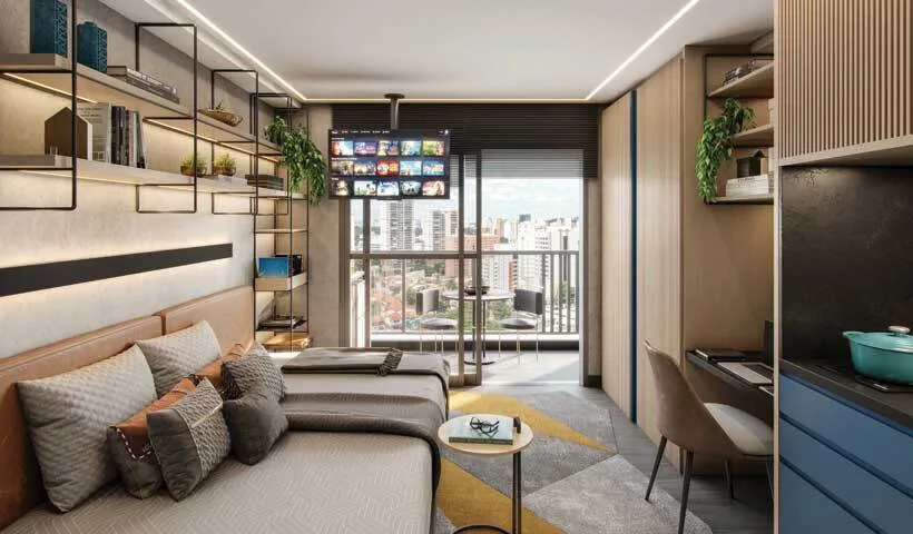 Hub Brooklin by EZ: Living