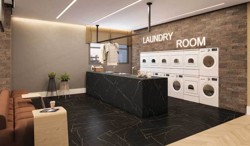 Hub Brooklin by EZ: Lavanderia