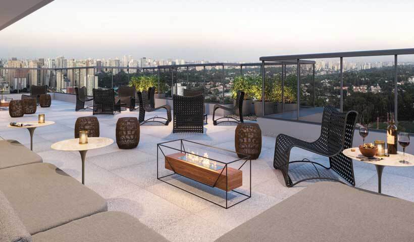 Hub Brooklin by EZ: Fire place