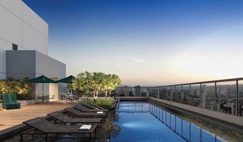 Hub Brooklin by EZ: Piscina