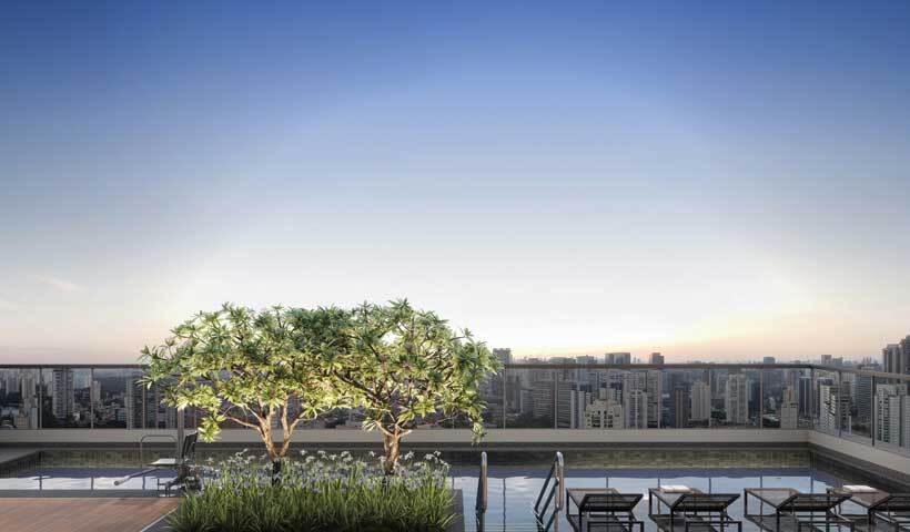 Hub Brooklin by EZ: Piscina