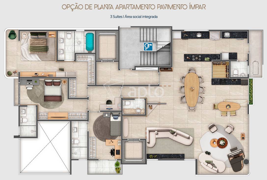 Planta do Ikono Jardim