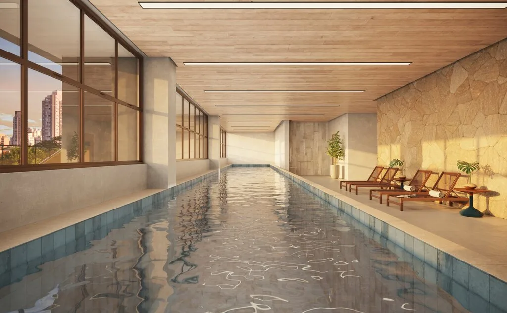 Infinity Brooklin: Piscina coberta