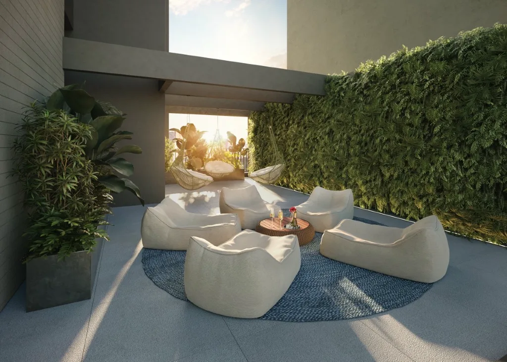 Itá Studios Residenciais: Terraço coletivo merge