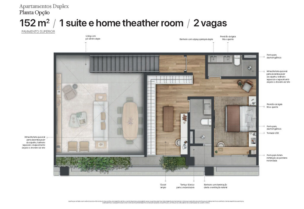 J329 Itaim: 3 dorm 152m² loft superior opção
