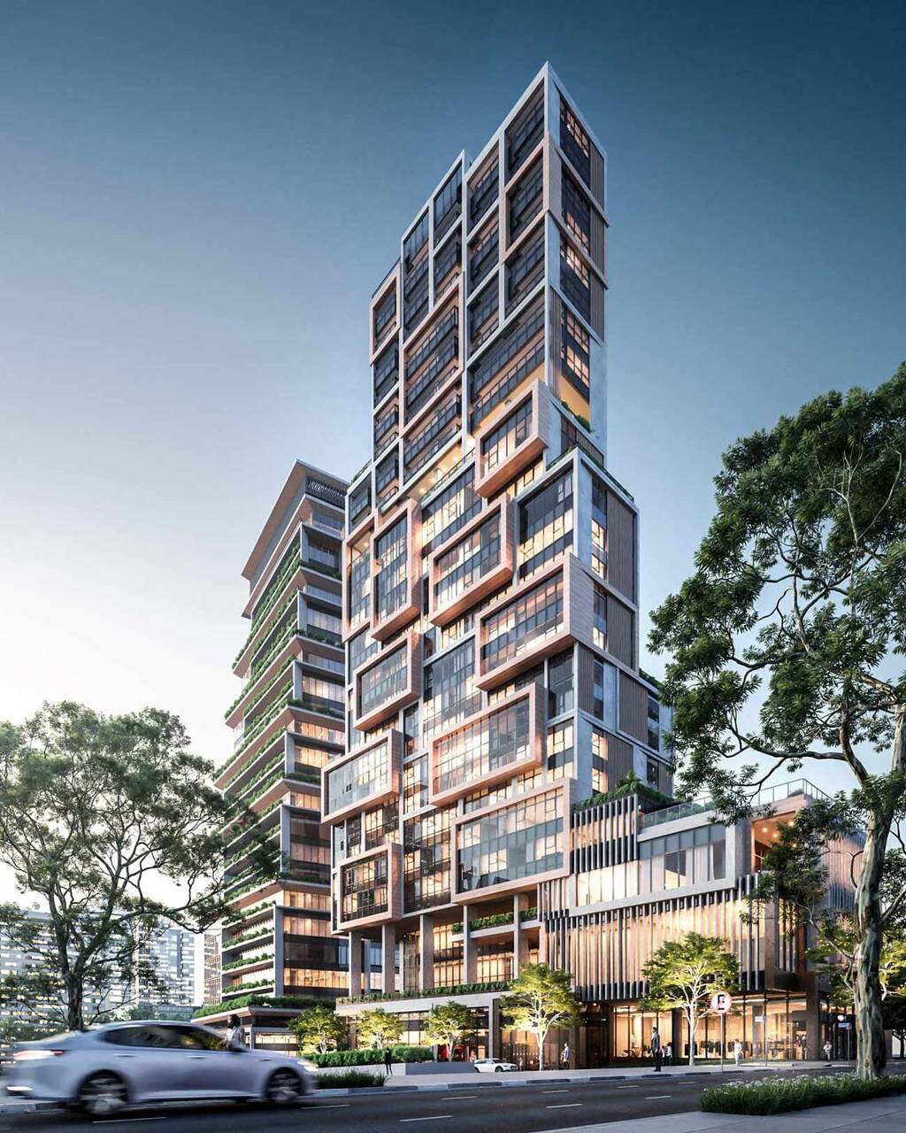 JK Square Residence: Fachada