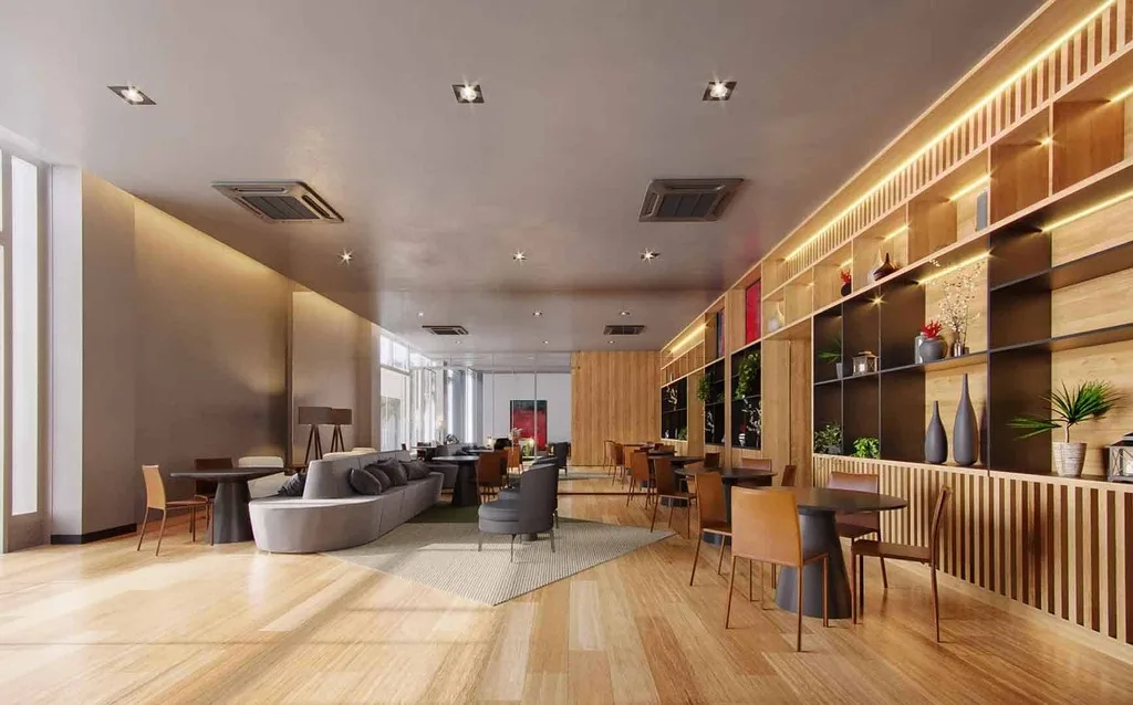 JK Square Residence: Salão de festas
