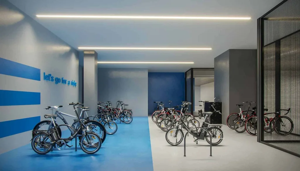 JK Square Residence: Bicicletário