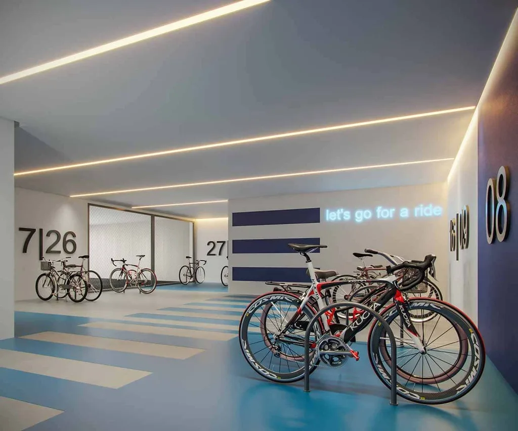 JK Square Residence: Bicicletário