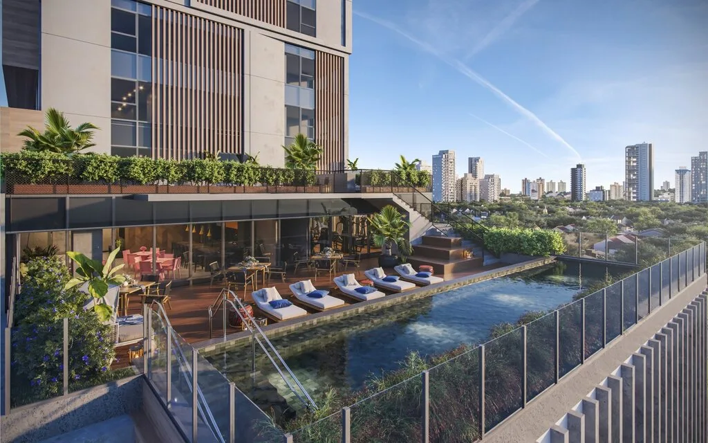 JK Square Residence: Piscina