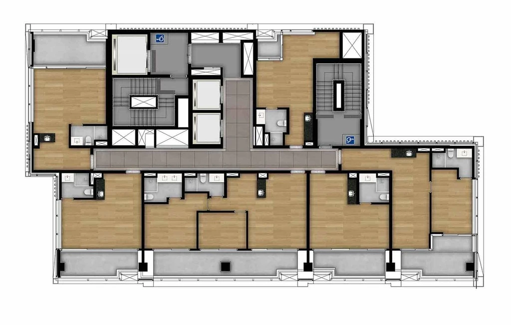 Planta do JK Square Residence