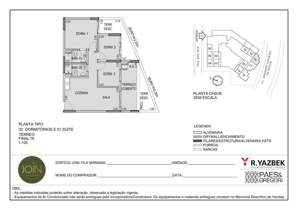 Planta do Join Vila Mariana