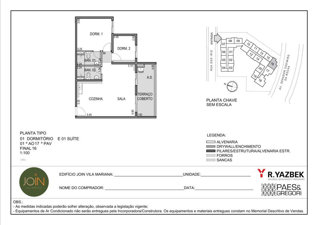 Planta do Join Vila Mariana