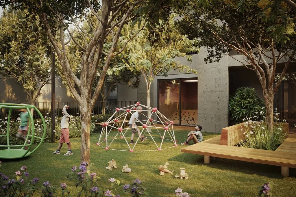 La Casa Pássaros e Flores: Playground