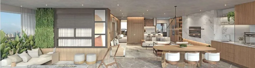 Latitude Campo Belo: Living