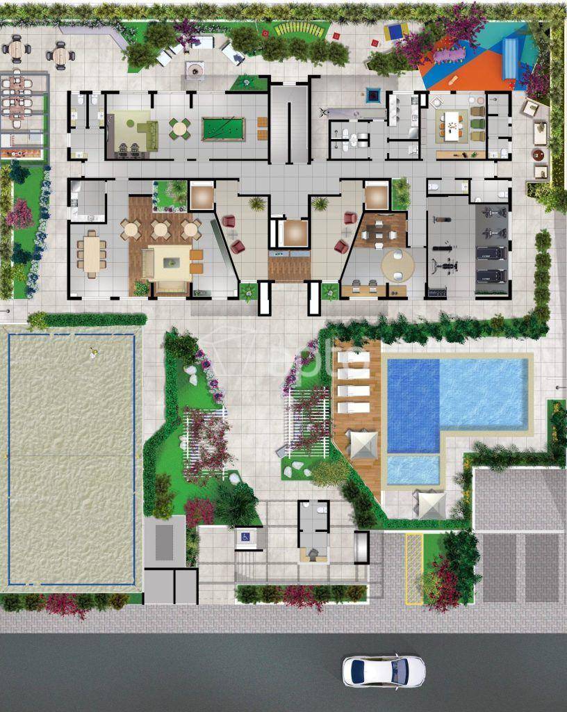 Planta do Le Jardin