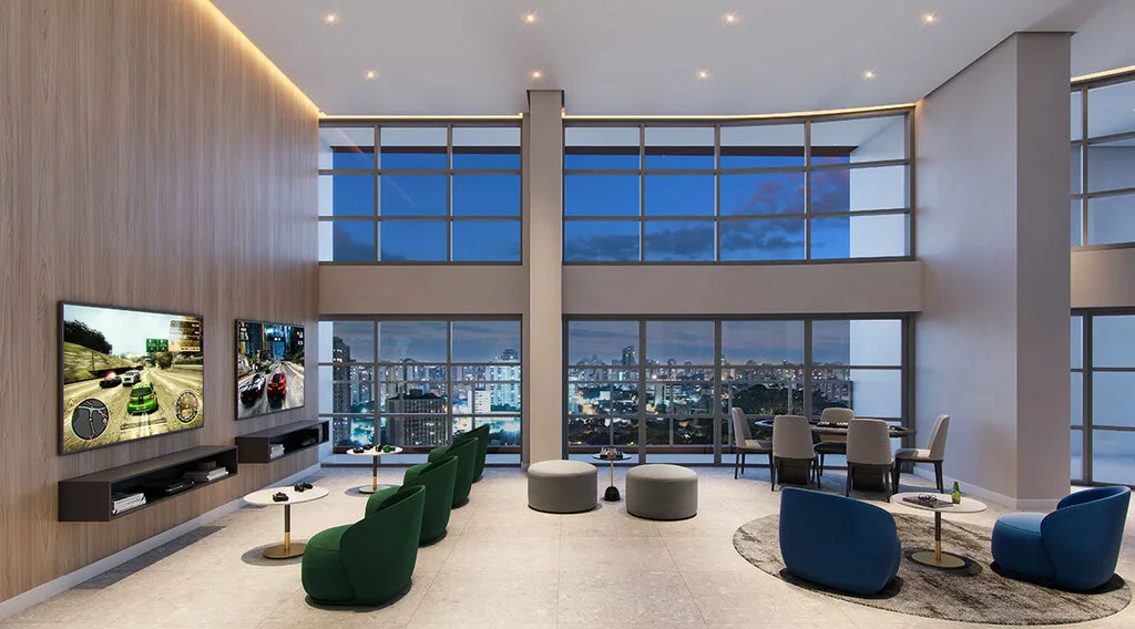 Level Brooklin: Sala de jogos