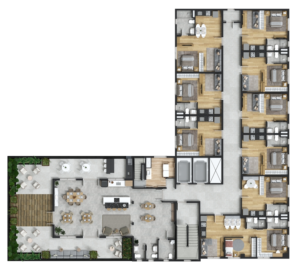 Life Mbigucci: Pavimento rooftop