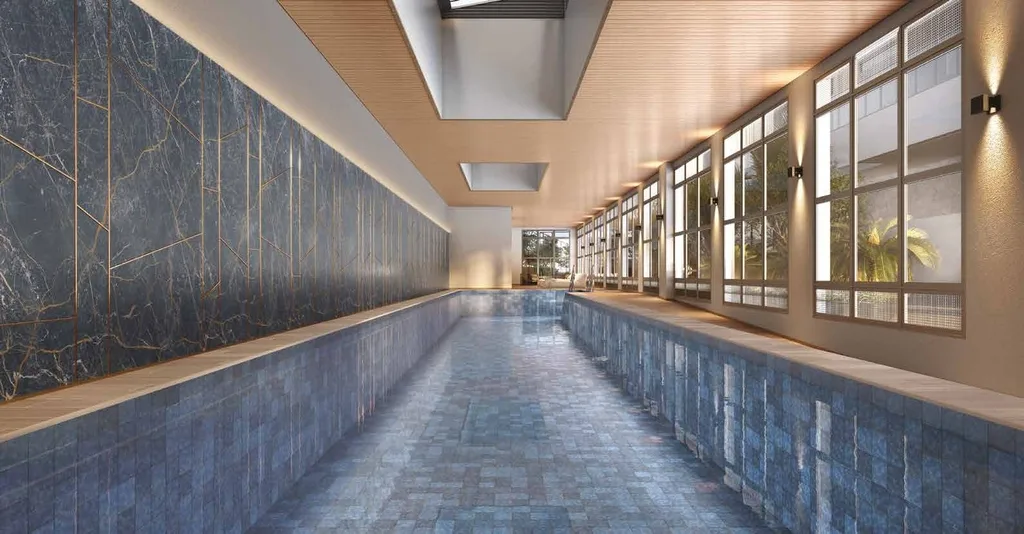Lindenberg Alto das Nações: Piscina coberta