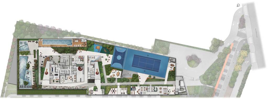 Lindenberg Alto das Nações: Pavimento lazer