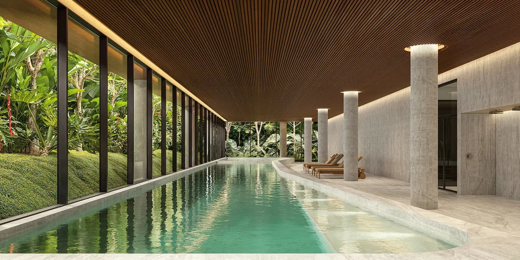 Lindenberg Moema: Piscina coberta