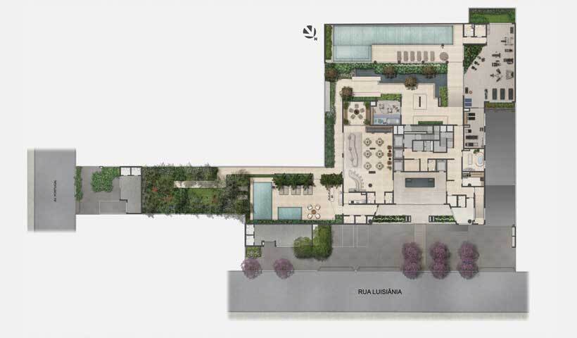 Planta do Lindenberg Vista Brooklin