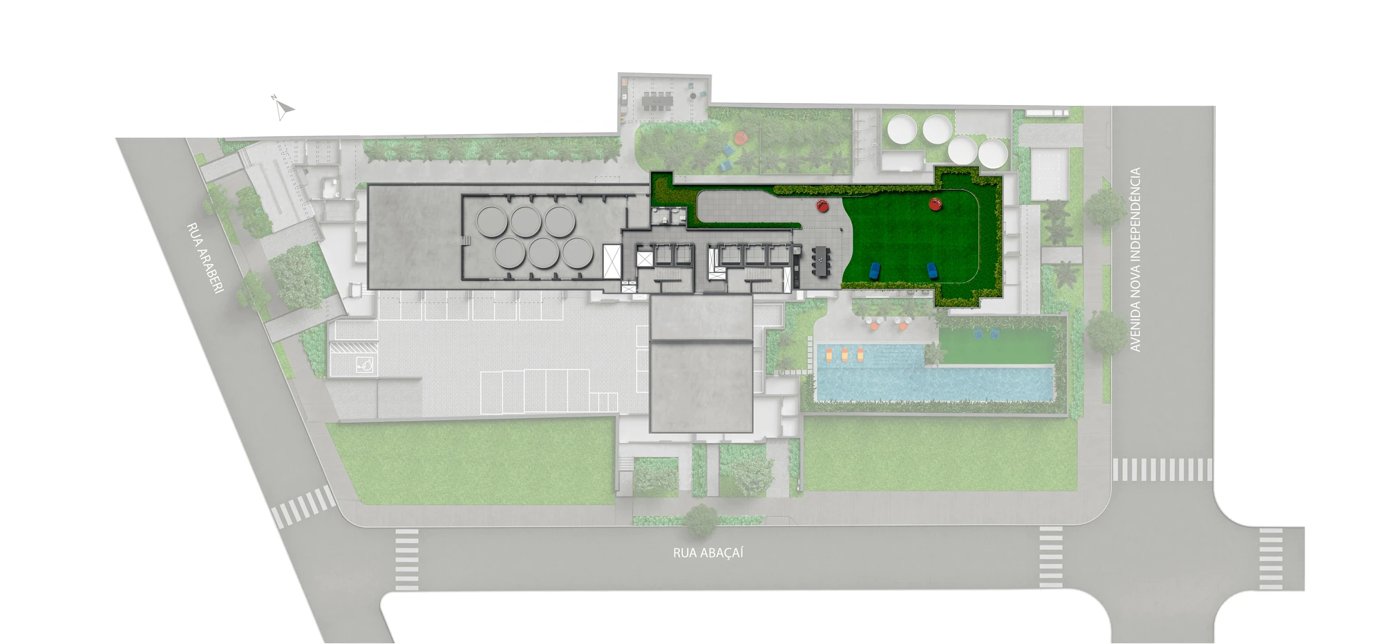 Planta do Living Full Berrini