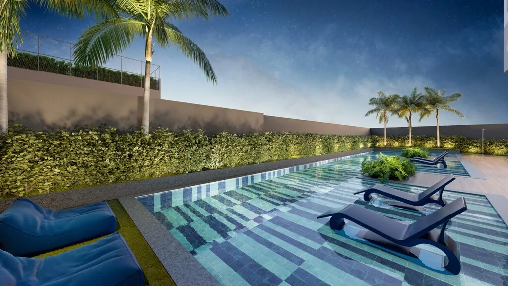 Living Full Estaiada: Piscina