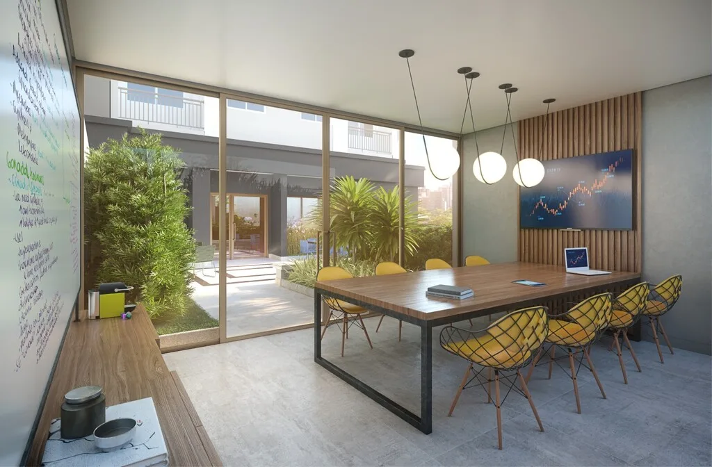 Living In Nova Klabin: Coworking
