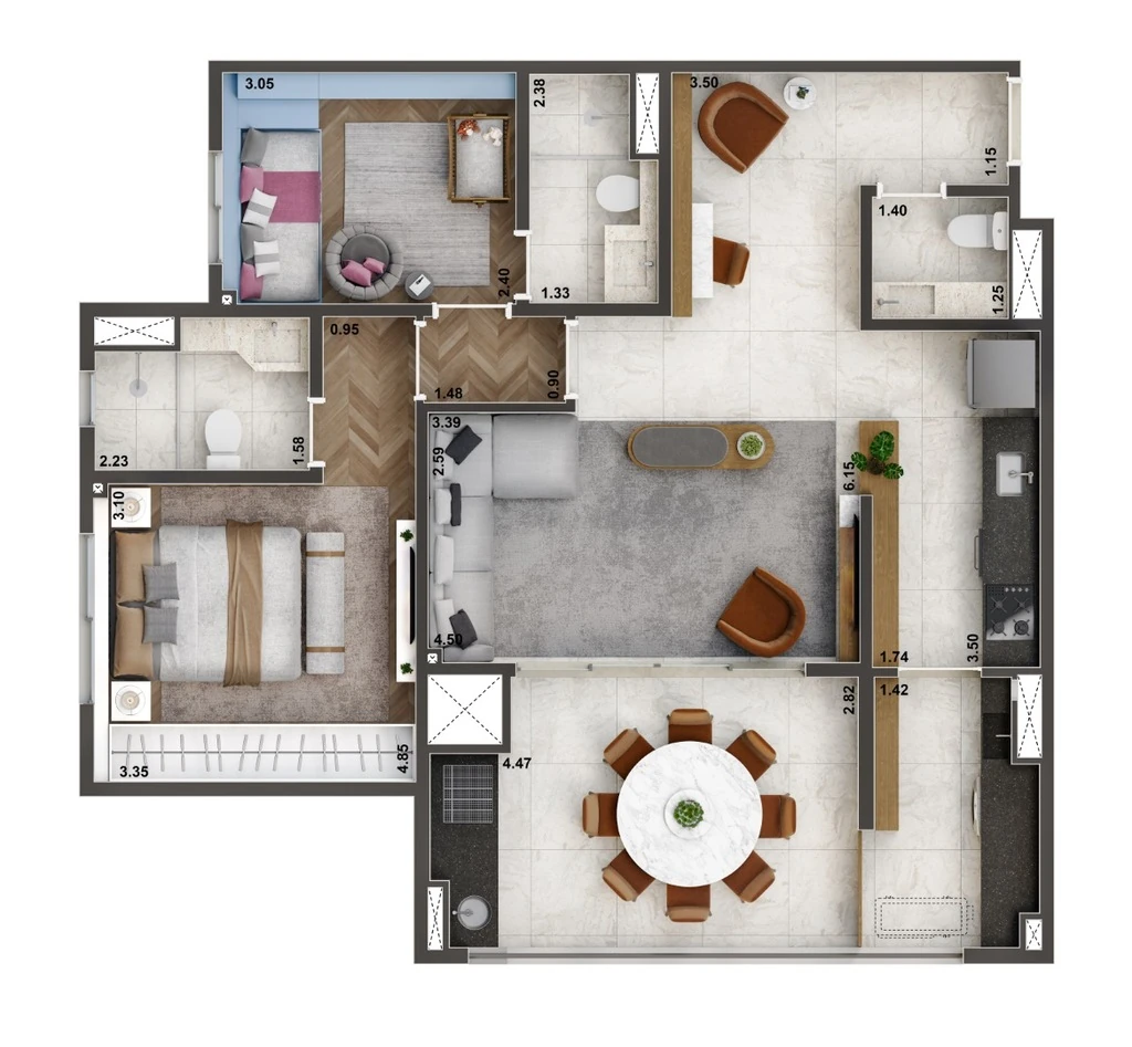 Living Only Ipiranga: 2 dorm 84m² opção