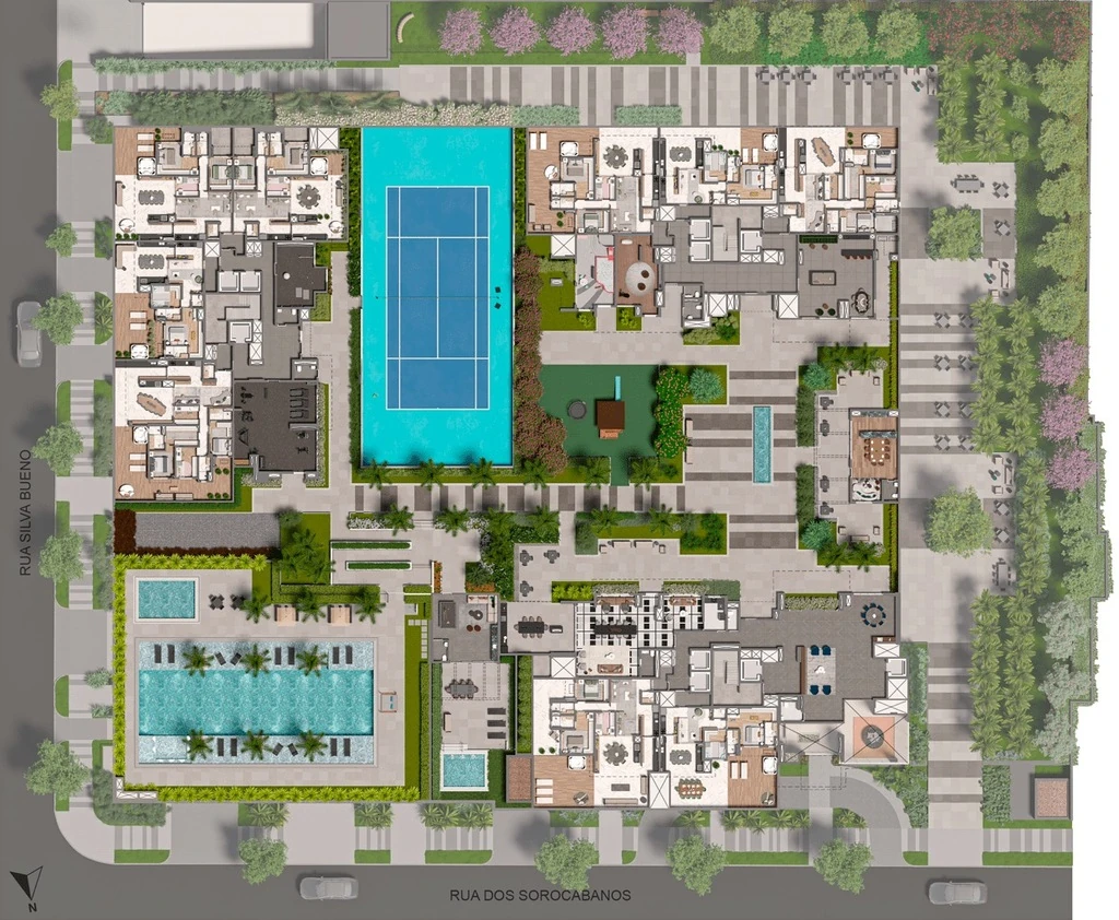 Planta do Living United Ipiranga
