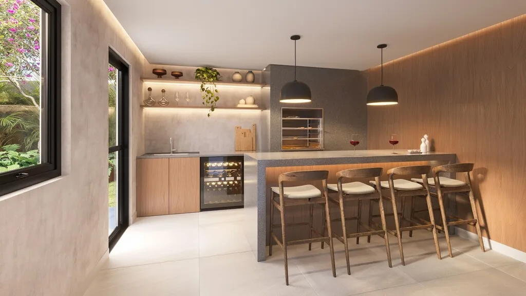 Look Berrini: Espaço gourmet