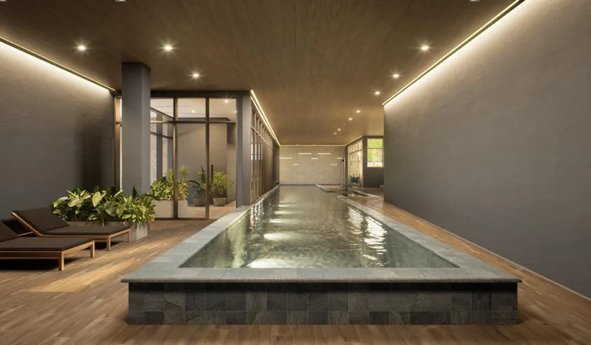 Loomi Chácara Santo Antônio: Piscina coberta