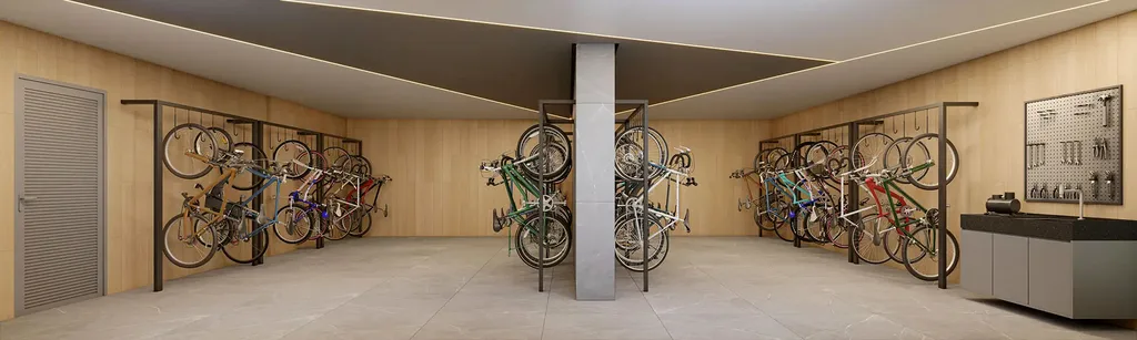MAC Brooklin: Bicicletário