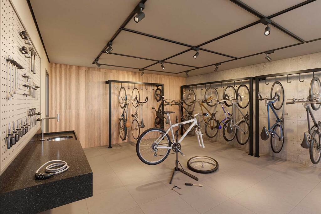 Mac Campo Belo: Bicicletário