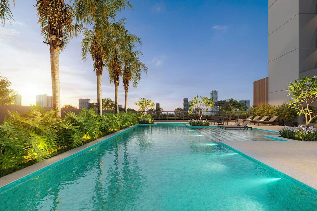 Mac Campo Belo: Piscina