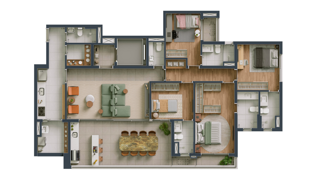 Maison Diogo By Fibra: 4 dorm 166m²