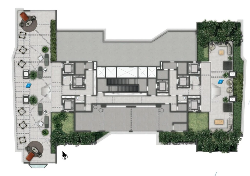 Mandarim The Legend: Pavimento rooftop